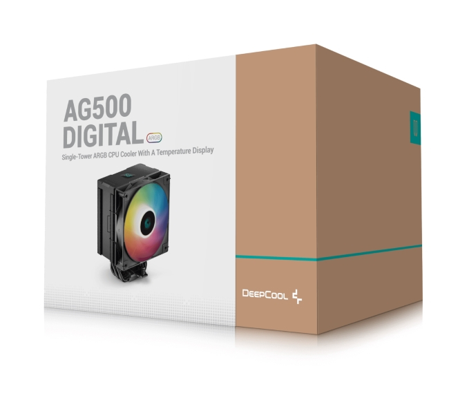 Кулер Deepcool AG500 DIGITAL ARGB – купить в Молдове | Xstore.md photo 8